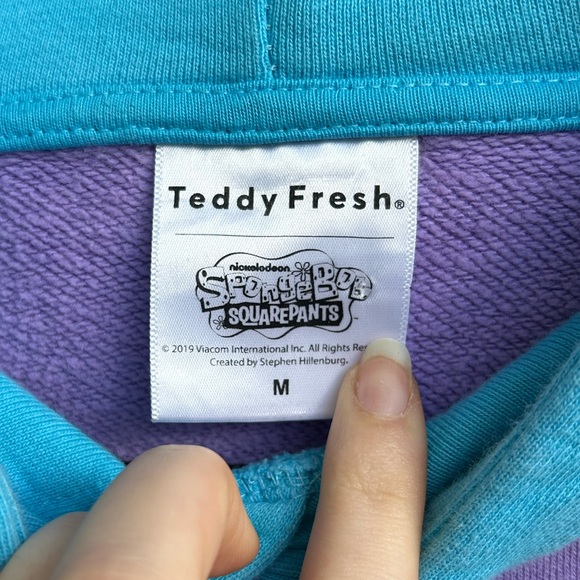 Teddy Fresh Spongebob colourblock hoodie - Picture 8 of 10